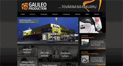 Desktop Screenshot of galileoproduction.cz